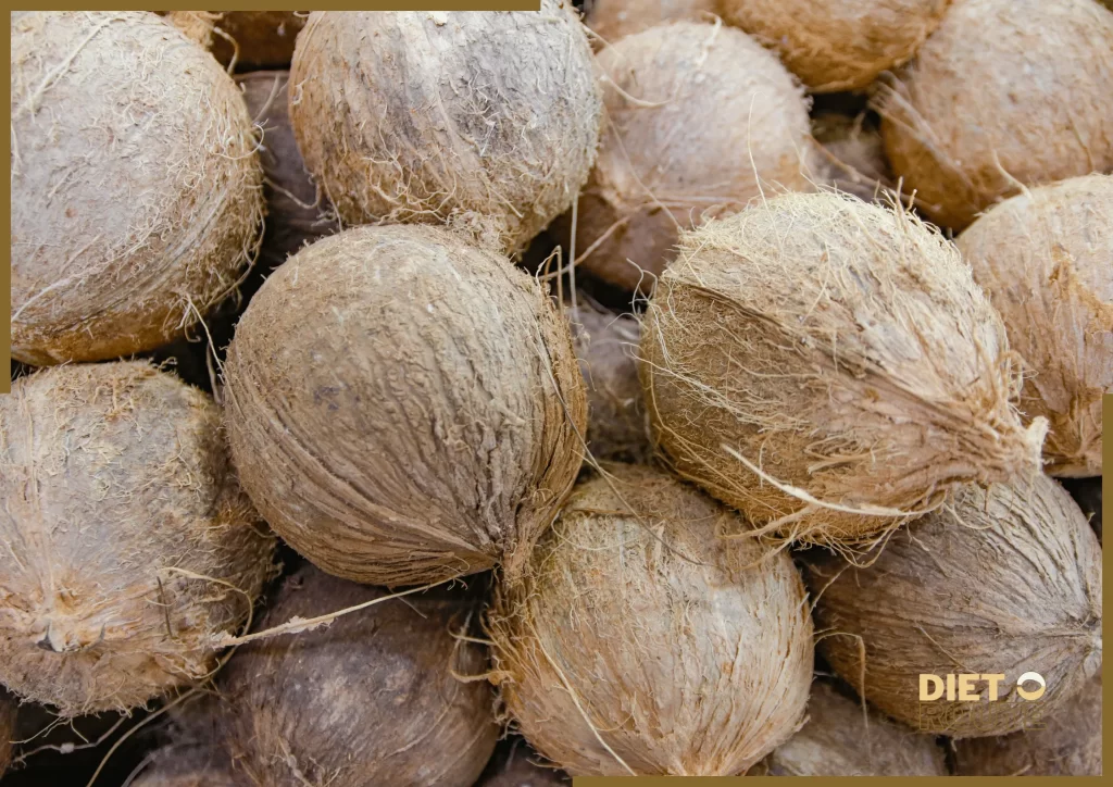 nutritional value dried coconut
